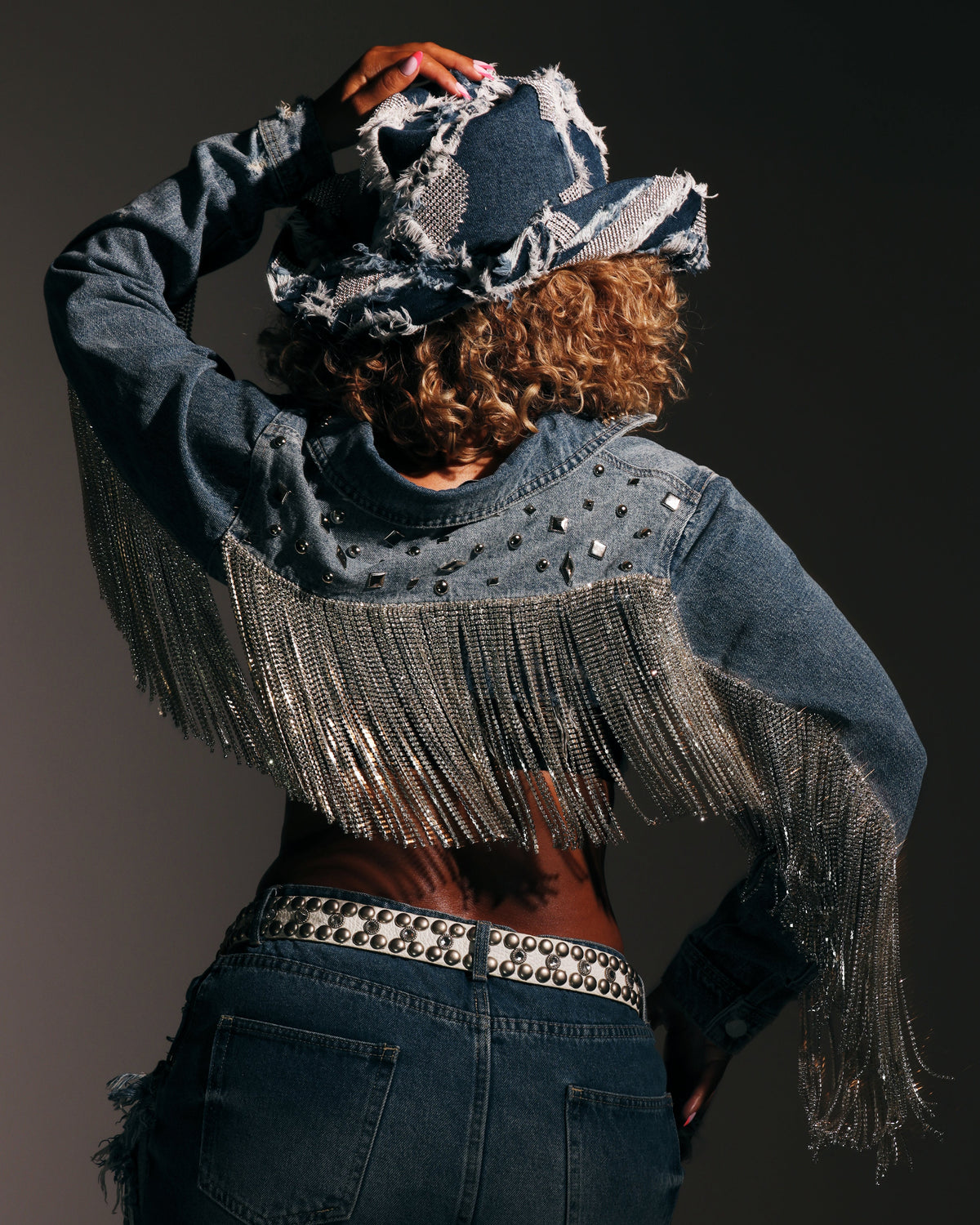 Denim and Diamonds Cowboy Hat