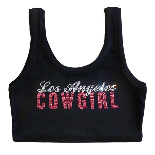 LA Cowgirl Bling Crop