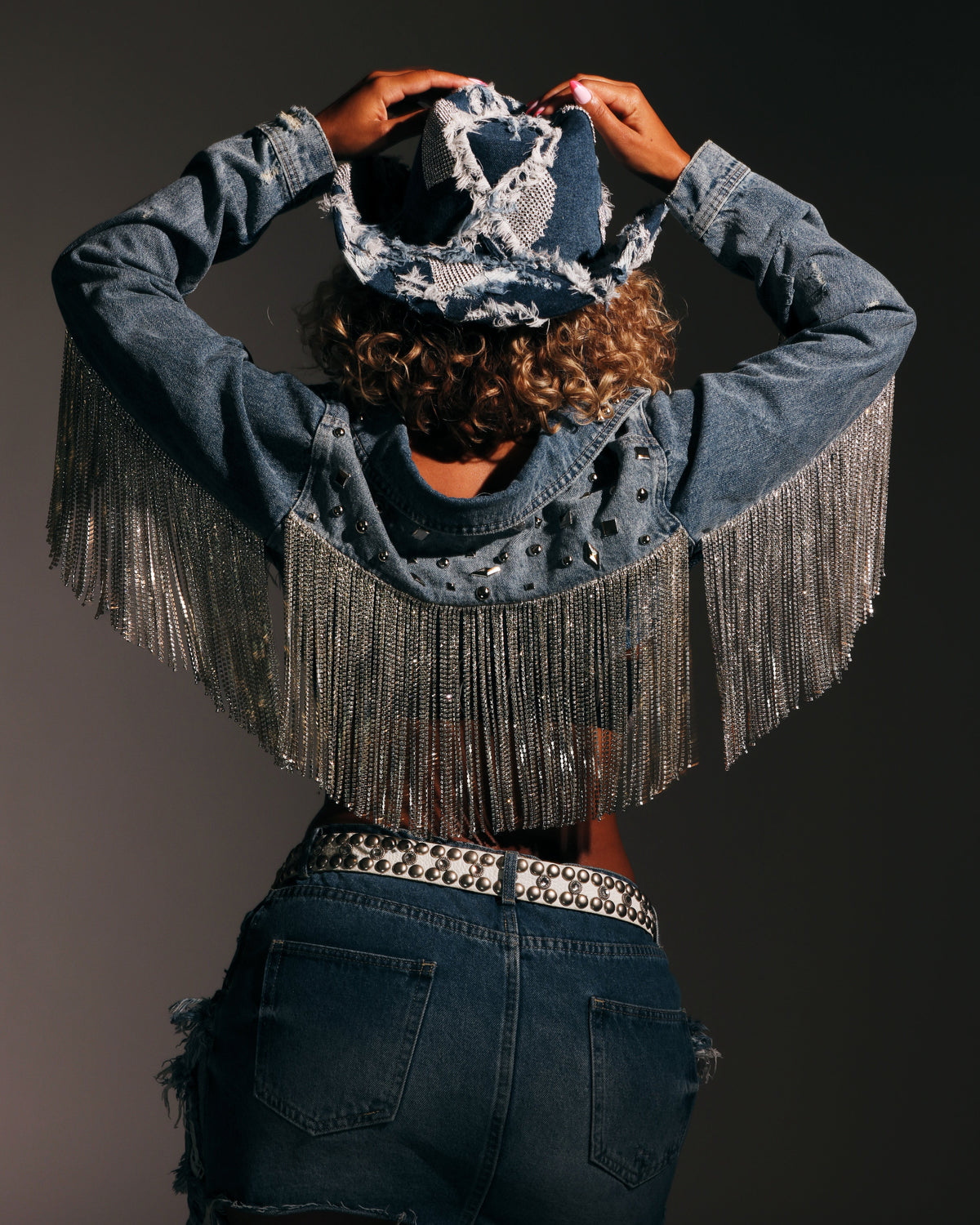 Denim and Diamonds Cowboy Hat